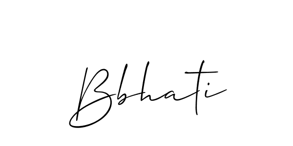 Make a short Bbhati signature style. Manage your documents anywhere anytime using Allison_Script. Create and add eSignatures, submit forms, share and send files easily. Bbhati signature style 2 images and pictures png