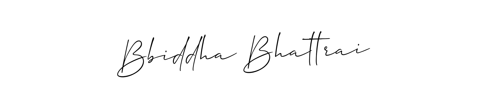 Also You can easily find your signature by using the search form. We will create Bbiddha Bhattrai name handwritten signature images for you free of cost using Allison_Script sign style. Bbiddha Bhattrai signature style 2 images and pictures png