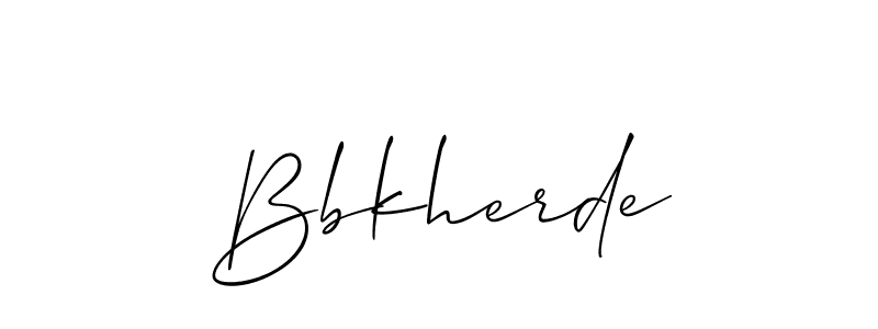 Bbkherde stylish signature style. Best Handwritten Sign (Allison_Script) for my name. Handwritten Signature Collection Ideas for my name Bbkherde. Bbkherde signature style 2 images and pictures png