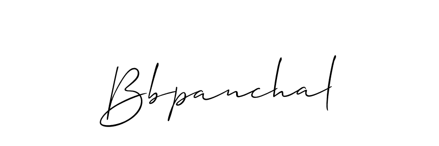 How to make Bbpanchal name signature. Use Allison_Script style for creating short signs online. This is the latest handwritten sign. Bbpanchal signature style 2 images and pictures png