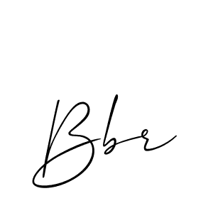 Design your own signature with our free online signature maker. With this signature software, you can create a handwritten (Allison_Script) signature for name Bbr. Bbr signature style 2 images and pictures png