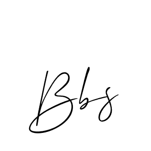 How to make Bbs signature? Allison_Script is a professional autograph style. Create handwritten signature for Bbs name. Bbs signature style 2 images and pictures png