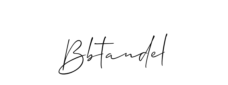It looks lik you need a new signature style for name Bbtandel. Design unique handwritten (Allison_Script) signature with our free signature maker in just a few clicks. Bbtandel signature style 2 images and pictures png
