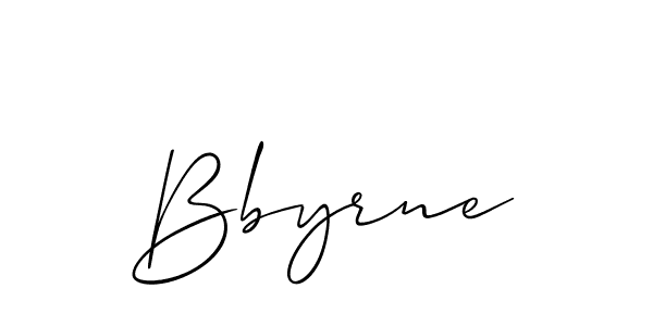 How to Draw Bbyrne signature style? Allison_Script is a latest design signature styles for name Bbyrne. Bbyrne signature style 2 images and pictures png