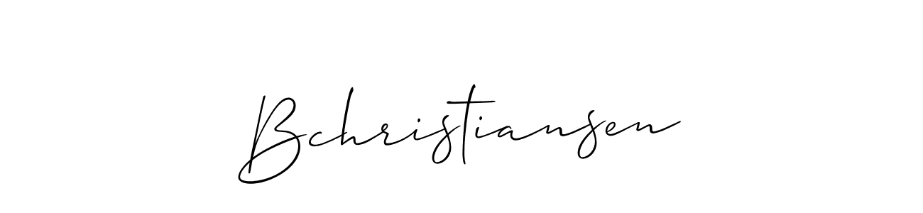 Best and Professional Signature Style for Bchristiansen. Allison_Script Best Signature Style Collection. Bchristiansen signature style 2 images and pictures png