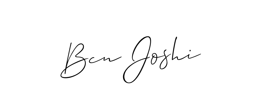 Make a short Bcn Joshi signature style. Manage your documents anywhere anytime using Allison_Script. Create and add eSignatures, submit forms, share and send files easily. Bcn Joshi signature style 2 images and pictures png