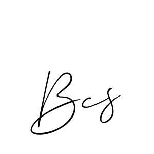 Also we have Bcs name is the best signature style. Create professional handwritten signature collection using Allison_Script autograph style. Bcs signature style 2 images and pictures png