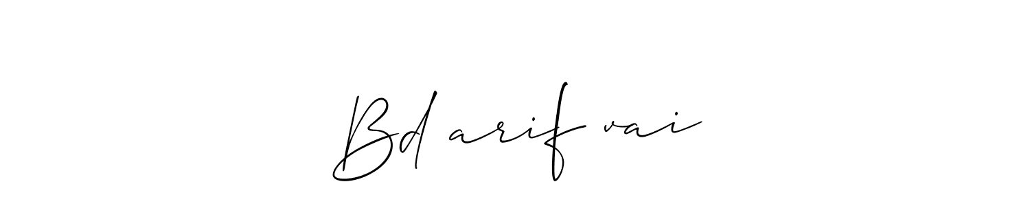 Make a beautiful signature design for name Bd★arif★vai. Use this online signature maker to create a handwritten signature for free. Bd★arif★vai signature style 2 images and pictures png