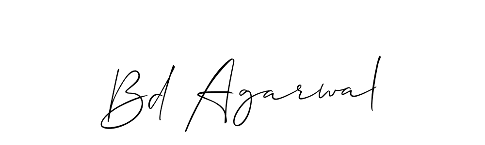 Similarly Allison_Script is the best handwritten signature design. Signature creator online .You can use it as an online autograph creator for name Bd Agarwal. Bd Agarwal signature style 2 images and pictures png