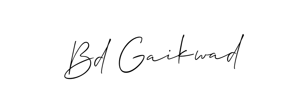 You can use this online signature creator to create a handwritten signature for the name Bd Gaikwad. This is the best online autograph maker. Bd Gaikwad signature style 2 images and pictures png
