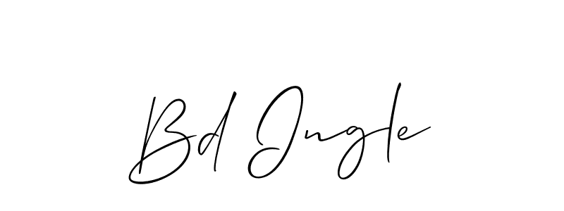 Here are the top 10 professional signature styles for the name Bd Ingle. These are the best autograph styles you can use for your name. Bd Ingle signature style 2 images and pictures png