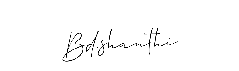 Best and Professional Signature Style for Bd.shanthi. Allison_Script Best Signature Style Collection. Bd.shanthi signature style 2 images and pictures png