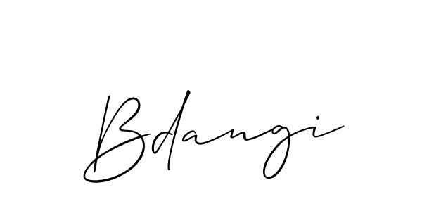 Make a beautiful signature design for name Bdangi. Use this online signature maker to create a handwritten signature for free. Bdangi signature style 2 images and pictures png