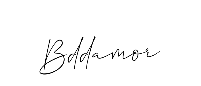 Bddamor stylish signature style. Best Handwritten Sign (Allison_Script) for my name. Handwritten Signature Collection Ideas for my name Bddamor. Bddamor signature style 2 images and pictures png