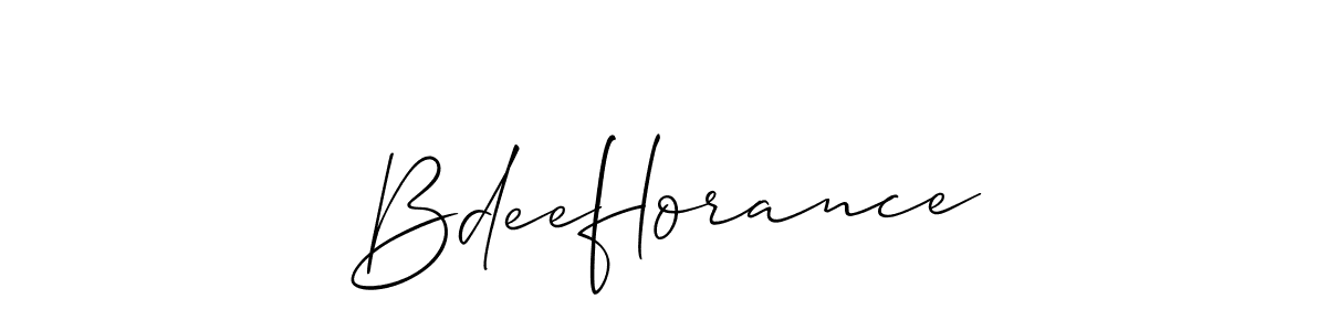 Allison_Script is a professional signature style that is perfect for those who want to add a touch of class to their signature. It is also a great choice for those who want to make their signature more unique. Get Bdeeflorance name to fancy signature for free. Bdeeflorance signature style 2 images and pictures png