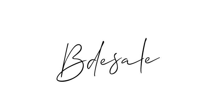 Make a beautiful signature design for name Bdesale. Use this online signature maker to create a handwritten signature for free. Bdesale signature style 2 images and pictures png