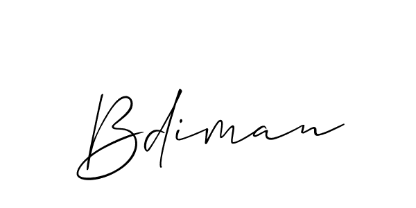 if you are searching for the best signature style for your name Bdiman. so please give up your signature search. here we have designed multiple signature styles  using Allison_Script. Bdiman signature style 2 images and pictures png