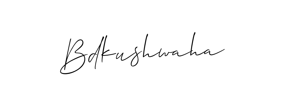 Once you've used our free online signature maker to create your best signature Allison_Script style, it's time to enjoy all of the benefits that Bdkushwaha name signing documents. Bdkushwaha signature style 2 images and pictures png