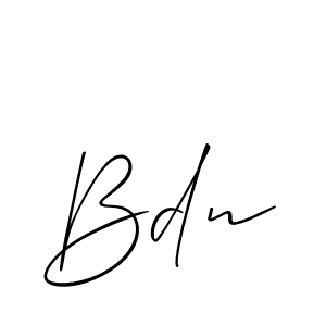 Best and Professional Signature Style for Bdn. Allison_Script Best Signature Style Collection. Bdn signature style 2 images and pictures png