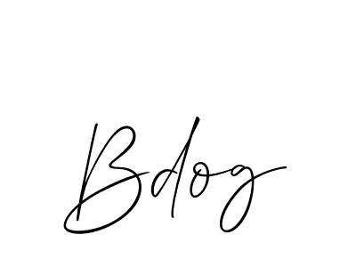 Use a signature maker to create a handwritten signature online. With this signature software, you can design (Allison_Script) your own signature for name Bdog. Bdog signature style 2 images and pictures png