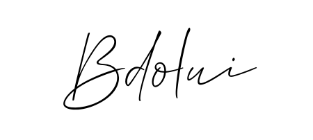 An effortless, minimalist signature concept for Bdolui using Allison_Script design. Clean lines that look great on any document. Bdolui signature style 2 images and pictures png