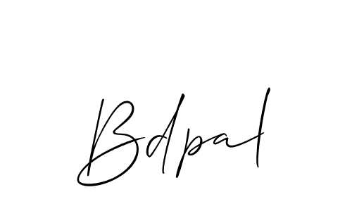 How to Draw Bdpal signature style? Allison_Script is a latest design signature styles for name Bdpal. Bdpal signature style 2 images and pictures png