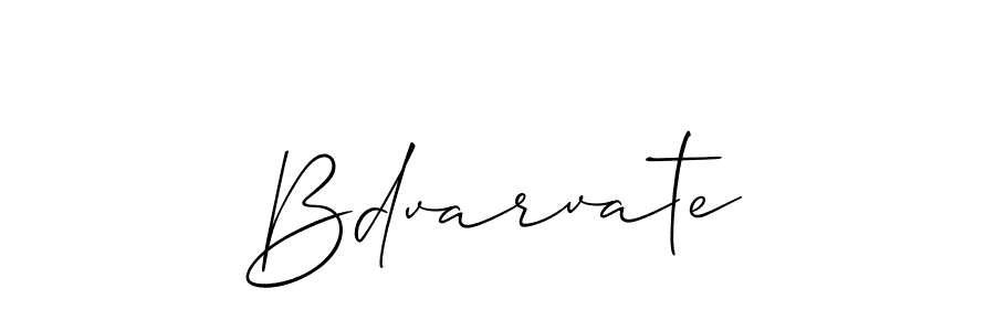 Allison_Script is a professional signature style that is perfect for those who want to add a touch of class to their signature. It is also a great choice for those who want to make their signature more unique. Get Bdvarvate name to fancy signature for free. Bdvarvate signature style 2 images and pictures png