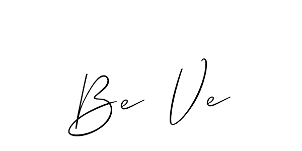 How to Draw Be  Ve signature style? Allison_Script is a latest design signature styles for name Be  Ve. Be  Ve signature style 2 images and pictures png