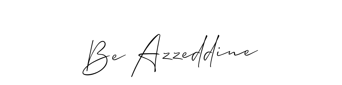 It looks lik you need a new signature style for name Be Azzeddine. Design unique handwritten (Allison_Script) signature with our free signature maker in just a few clicks. Be Azzeddine signature style 2 images and pictures png
