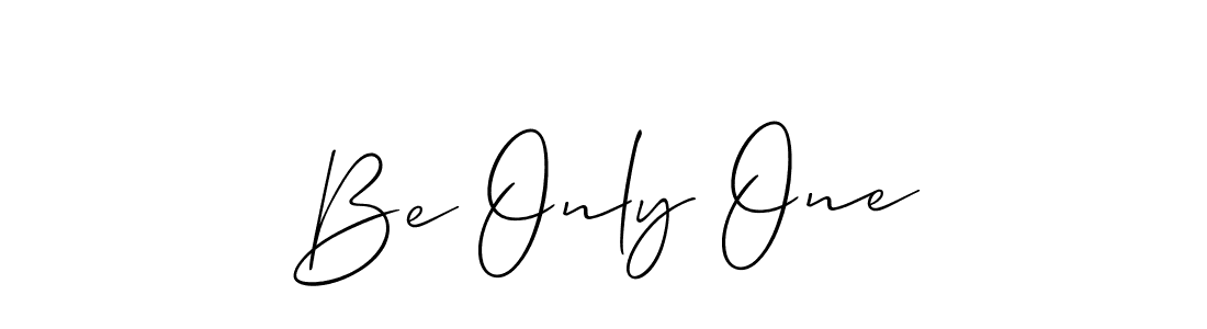 Also we have Be Only One name is the best signature style. Create professional handwritten signature collection using Allison_Script autograph style. Be Only One signature style 2 images and pictures png