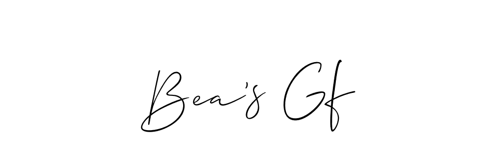 Best and Professional Signature Style for Bea’s Gf. Allison_Script Best Signature Style Collection. Bea’s Gf signature style 2 images and pictures png