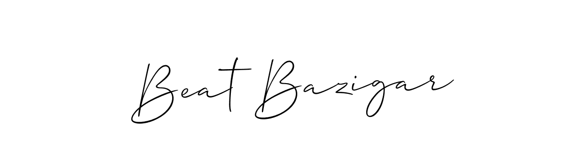Also we have Beat Bazigar name is the best signature style. Create professional handwritten signature collection using Allison_Script autograph style. Beat Bazigar signature style 2 images and pictures png