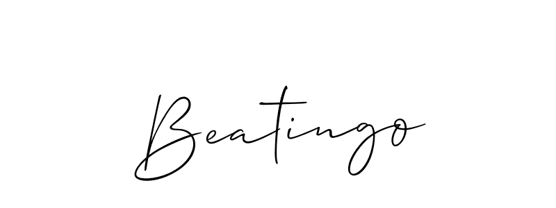 This is the best signature style for the Beatingo name. Also you like these signature font (Allison_Script). Mix name signature. Beatingo signature style 2 images and pictures png