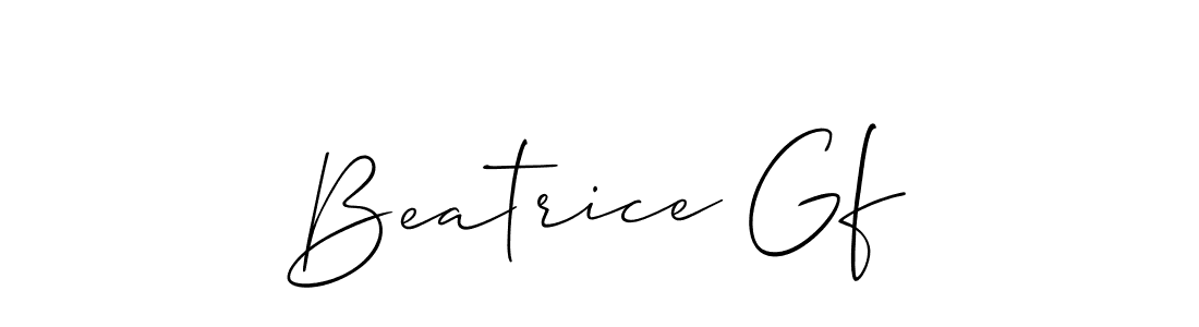 Once you've used our free online signature maker to create your best signature Allison_Script style, it's time to enjoy all of the benefits that Beatrice Gf name signing documents. Beatrice Gf signature style 2 images and pictures png