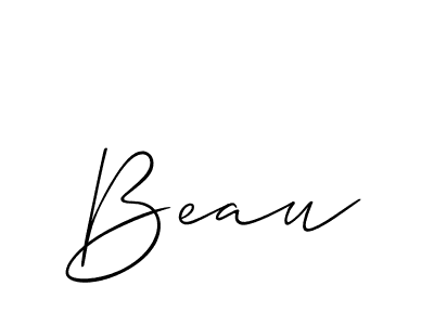 The best way (Allison_Script) to make a short signature is to pick only two or three words in your name. The name Beau include a total of six letters. For converting this name. Beau signature style 2 images and pictures png