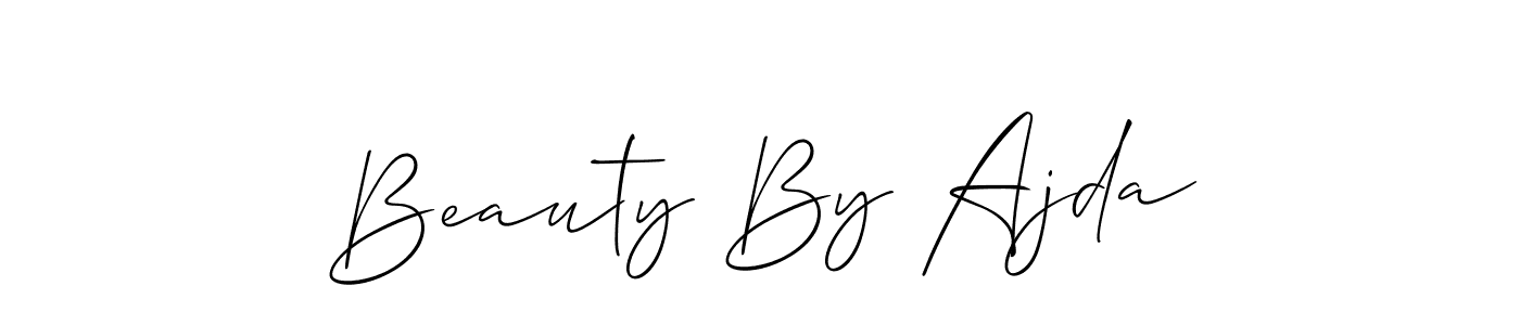Check out images of Autograph of Beauty By Ajda name. Actor Beauty By Ajda Signature Style. Allison_Script is a professional sign style online. Beauty By Ajda signature style 2 images and pictures png