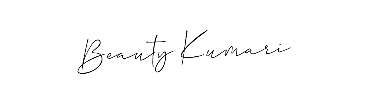 Make a beautiful signature design for name Beauty Kumari. Use this online signature maker to create a handwritten signature for free. Beauty Kumari signature style 2 images and pictures png