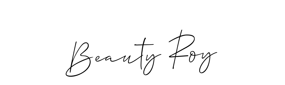 The best way (Allison_Script) to make a short signature is to pick only two or three words in your name. The name Beauty Roy include a total of six letters. For converting this name. Beauty Roy signature style 2 images and pictures png