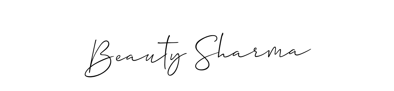 You can use this online signature creator to create a handwritten signature for the name Beauty Sharma. This is the best online autograph maker. Beauty Sharma signature style 2 images and pictures png