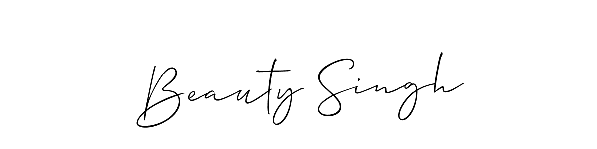 Best and Professional Signature Style for Beauty Singh. Allison_Script Best Signature Style Collection. Beauty Singh signature style 2 images and pictures png
