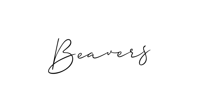 Allison_Script is a professional signature style that is perfect for those who want to add a touch of class to their signature. It is also a great choice for those who want to make their signature more unique. Get Beavers name to fancy signature for free. Beavers signature style 2 images and pictures png
