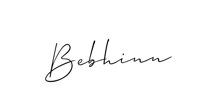 How to make Bebhinn name signature. Use Allison_Script style for creating short signs online. This is the latest handwritten sign. Bebhinn signature style 2 images and pictures png