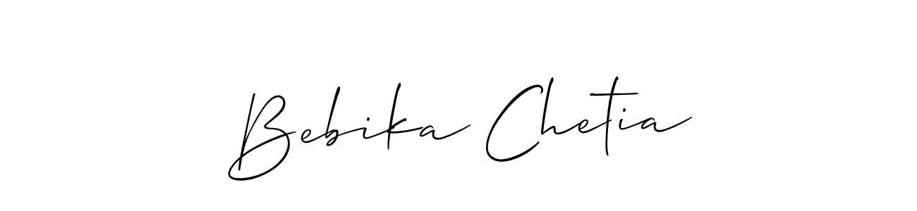 Similarly Allison_Script is the best handwritten signature design. Signature creator online .You can use it as an online autograph creator for name Bebika Chetia. Bebika Chetia signature style 2 images and pictures png