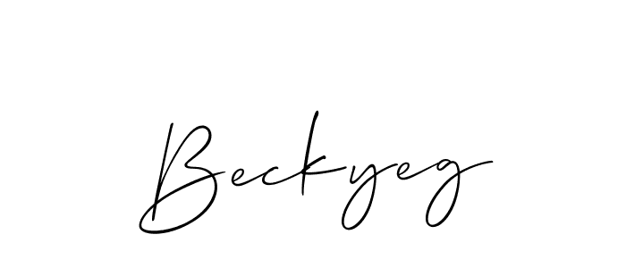 Beckyeg stylish signature style. Best Handwritten Sign (Allison_Script) for my name. Handwritten Signature Collection Ideas for my name Beckyeg. Beckyeg signature style 2 images and pictures png