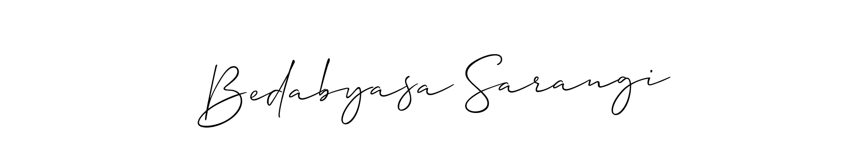 Once you've used our free online signature maker to create your best signature Allison_Script style, it's time to enjoy all of the benefits that Bedabyasa Sarangi name signing documents. Bedabyasa Sarangi signature style 2 images and pictures png