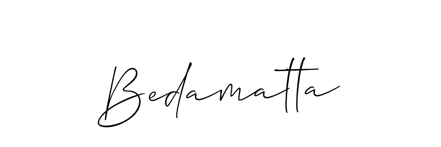 Check out images of Autograph of Bedamatta name. Actor Bedamatta Signature Style. Allison_Script is a professional sign style online. Bedamatta signature style 2 images and pictures png