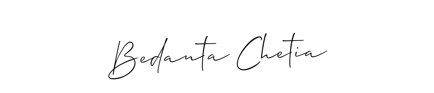if you are searching for the best signature style for your name Bedanta Chetia. so please give up your signature search. here we have designed multiple signature styles  using Allison_Script. Bedanta Chetia signature style 2 images and pictures png
