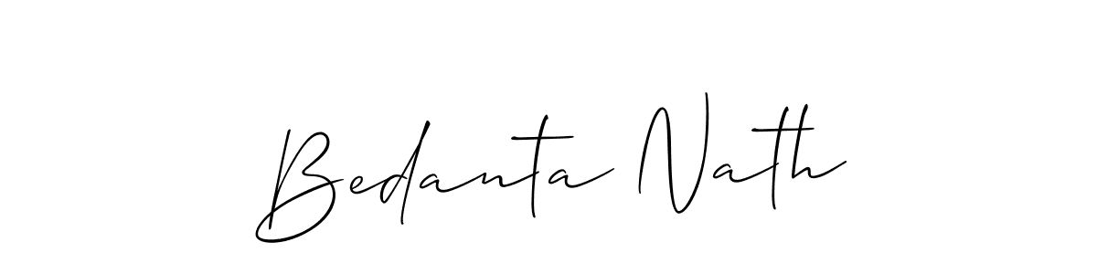 Also we have Bedanta Nath name is the best signature style. Create professional handwritten signature collection using Allison_Script autograph style. Bedanta Nath signature style 2 images and pictures png