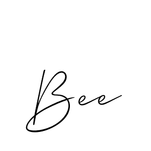 Create a beautiful signature design for name Bee. With this signature (Allison_Script) fonts, you can make a handwritten signature for free. Bee signature style 2 images and pictures png