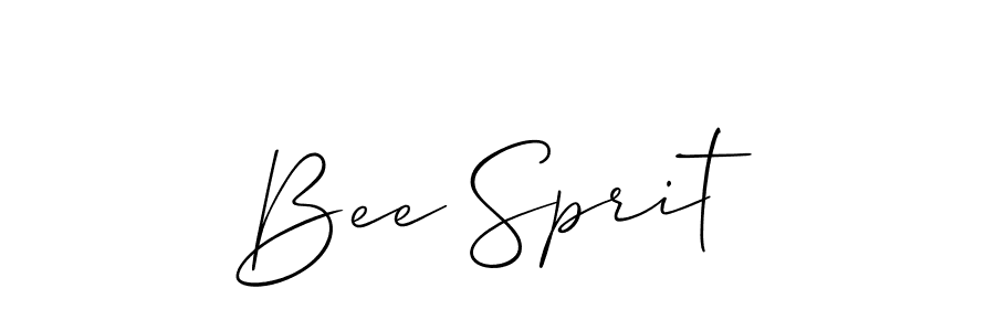 Best and Professional Signature Style for Bee Sprit. Allison_Script Best Signature Style Collection. Bee Sprit signature style 2 images and pictures png